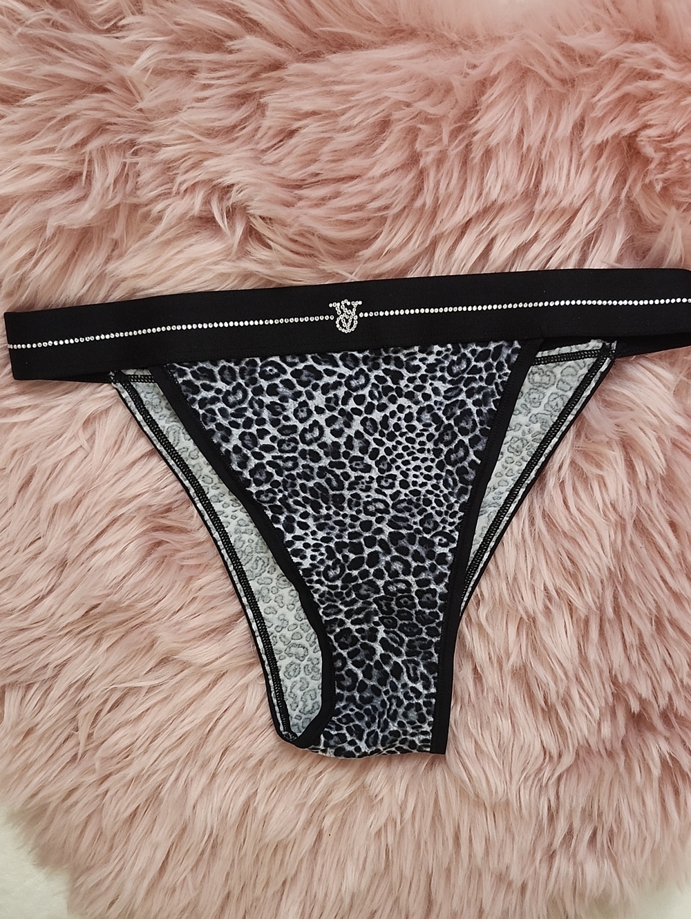 Brand New Victoria's Secret BLING LOGO FRENCH CUT BIKINI-S